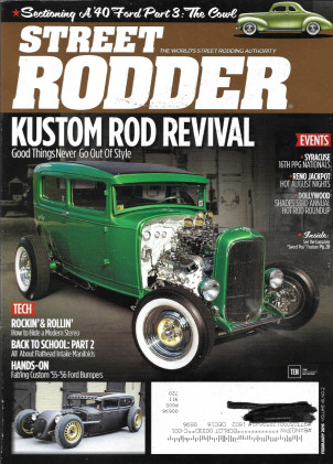 STREET RODDER 2016 FEB - '55-56 FORD BUMPERS MADE, SYRACUSE, RENO, DOLLYWOOD
